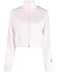 Heron Preston Zweifarbige Sweatshirtjacke Rosa