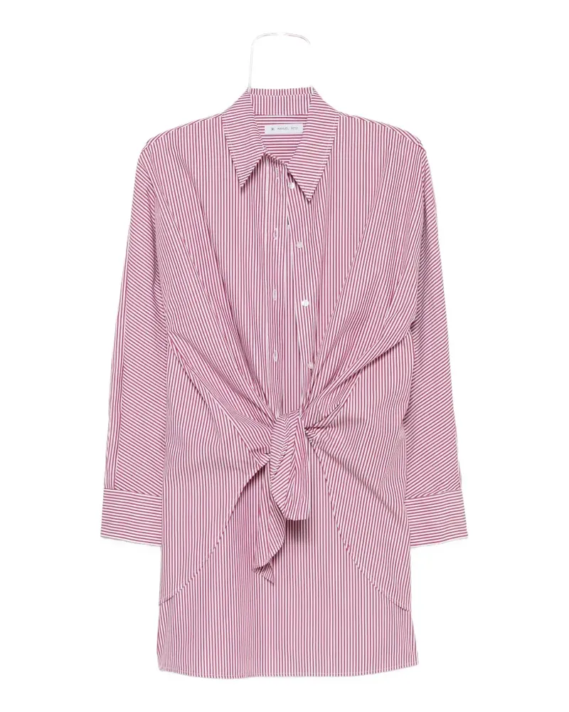 Manuel Ritz striped knot-detail mini dress - Rot Rot