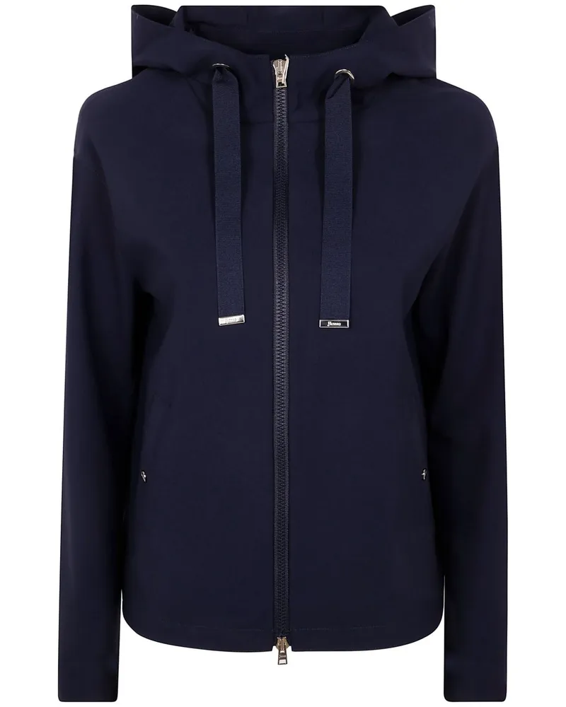 Herno Kapuzenjacke mit Reißverschluss - Blau Blau