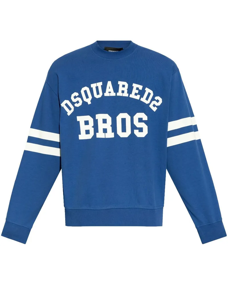 Dsquared2 Wash Football Sweatshirt - Blau Blau