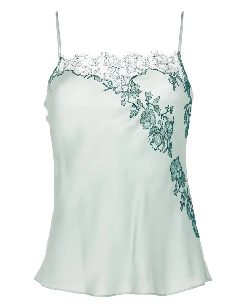 Carine Gilson Camisole-Top aus Seide - Blau Blau