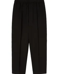 Jil Sander Hose mit weitem Bein Schwarz