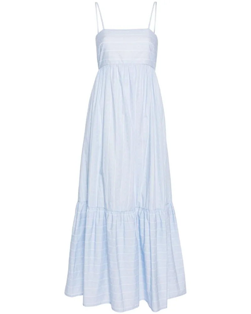 Twin-Set Kleid mit Logo-Print - Blau Blau