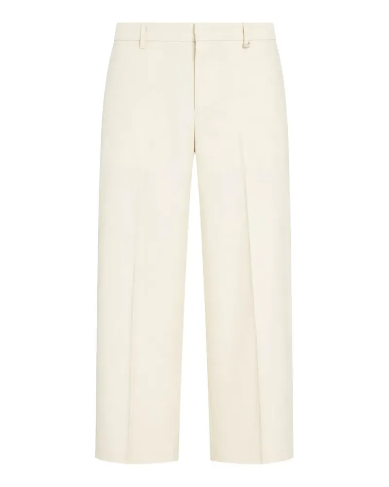 PT TORINO pressed-crease straight-leg trousers - Nude Nude