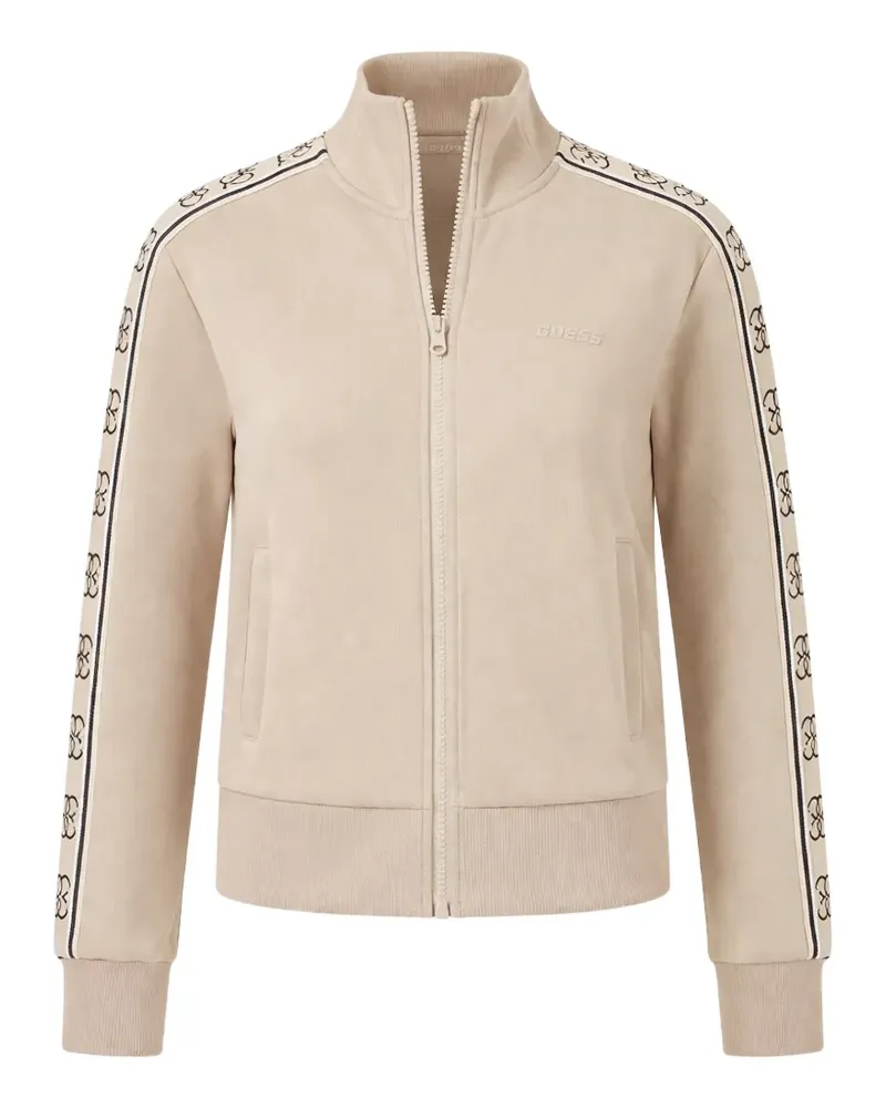 Guess Oberteil mit Logo-Streifen - Nude Nude