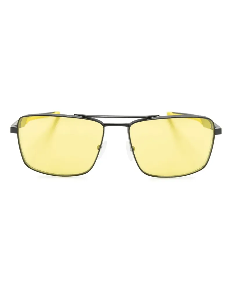 Ferrari Getönte Pilotenbrille - Schwarz Schwarz