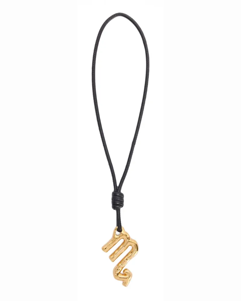 Jil Sander Zodiac charm necklace - Gold Gold