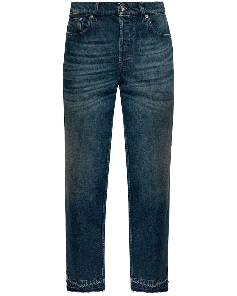 Lanvin Jeans mit Logo-Patch - Blau Blau