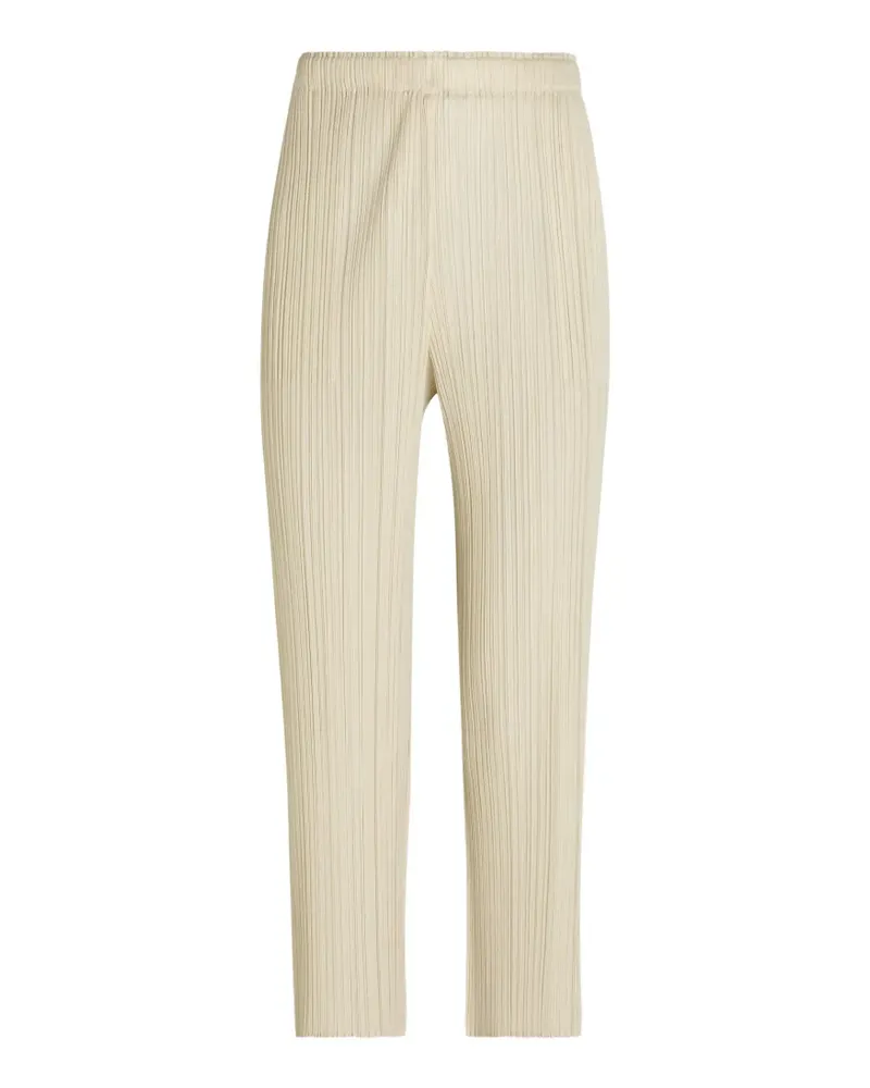 Issey Miyake Monthly Colors : May pleated straight-leg trousers - Nude Nude