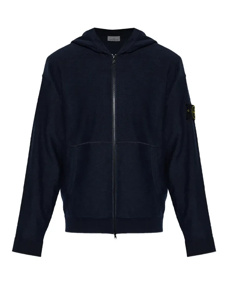 Stone Island logo-detail cardigan - Blau Blau