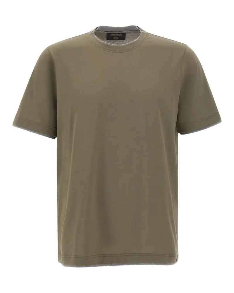 Gran Sasso contrast-trim T-shirt - Grün Grün