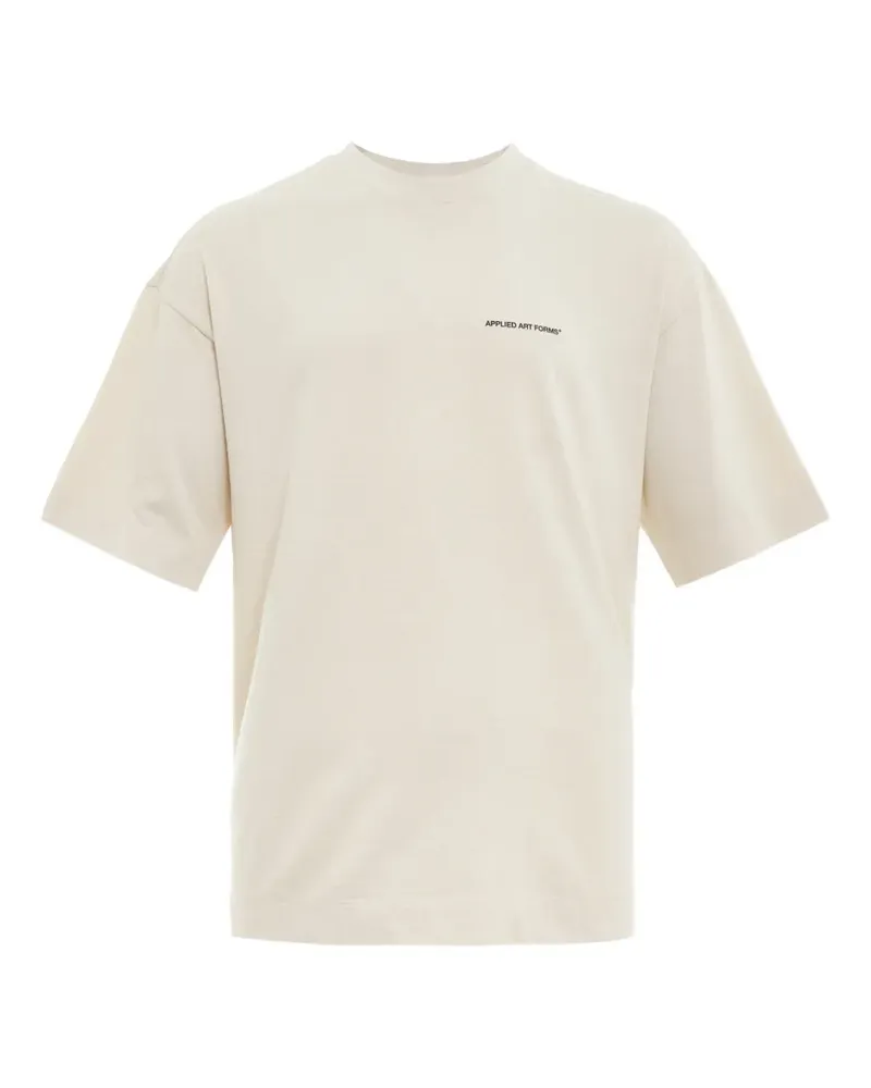 Applied Art Forms T-Shirt im Oversized-Look - Nude Nude