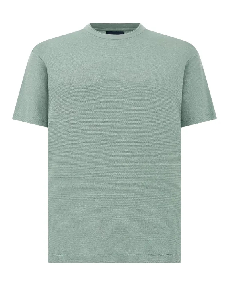 Paul & Shark X-Soft T-Shirt aus Interlock-Strick - Grün Grün