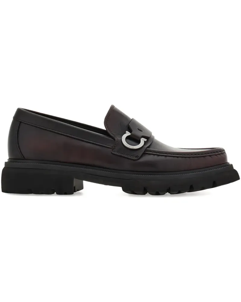 Ferragamo Loafer mit Gancini-Spange - Rot Rot