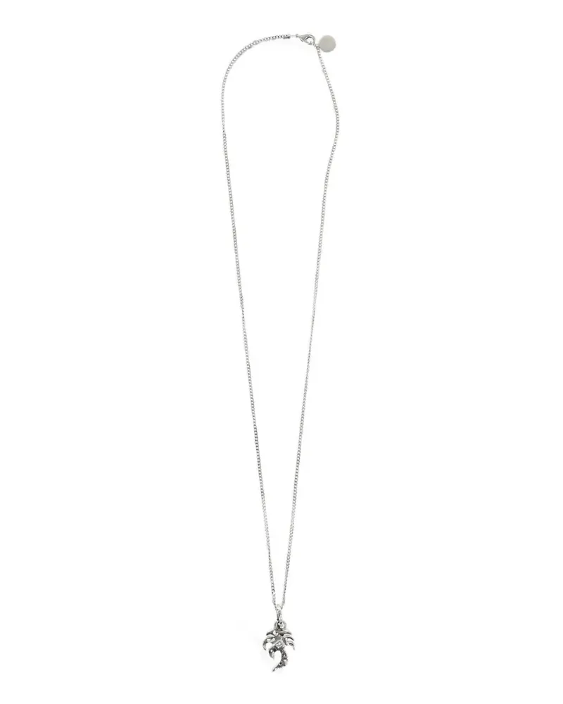Palm Angels logo-detail necklace - Silber Silber
