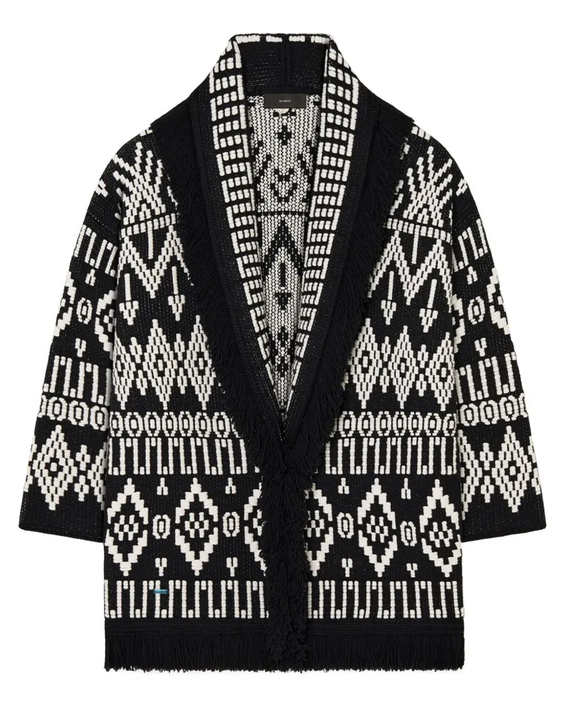 Alanui Jungle Beat Cardigan - Schwarz Schwarz