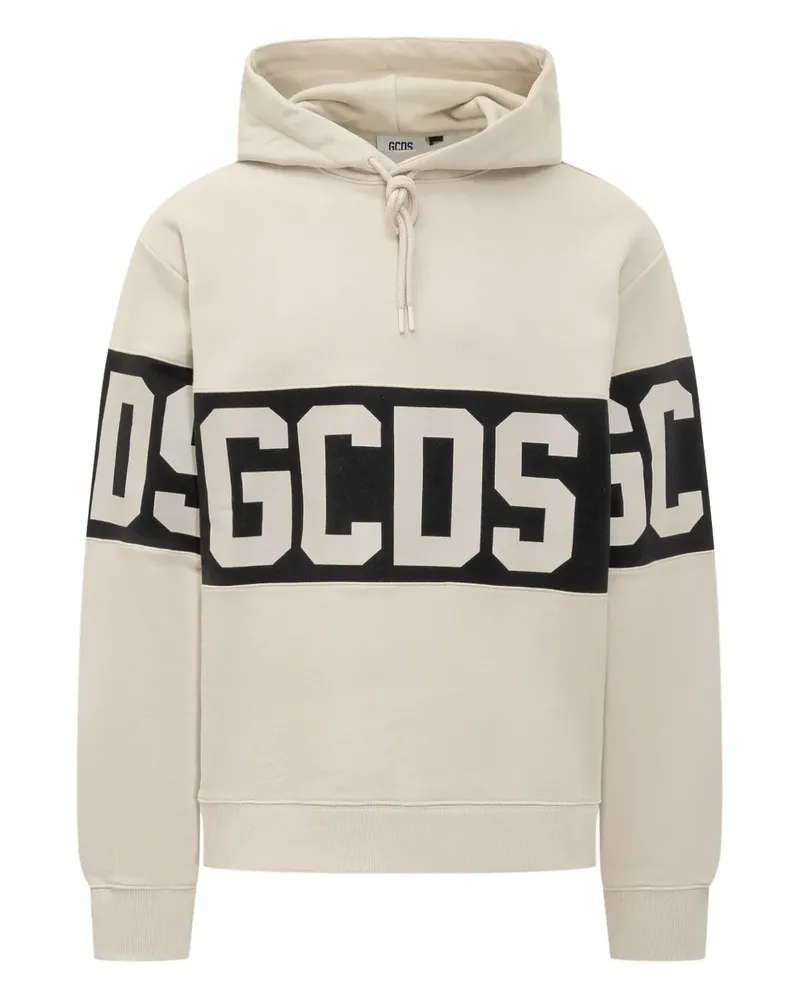 GCDS logo hoodie - Nude Nude