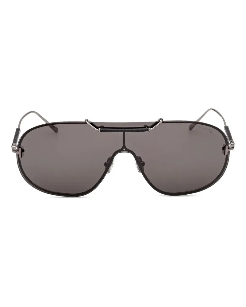 Tom Ford Klassische Sonnenbrille - Schwarz Schwarz