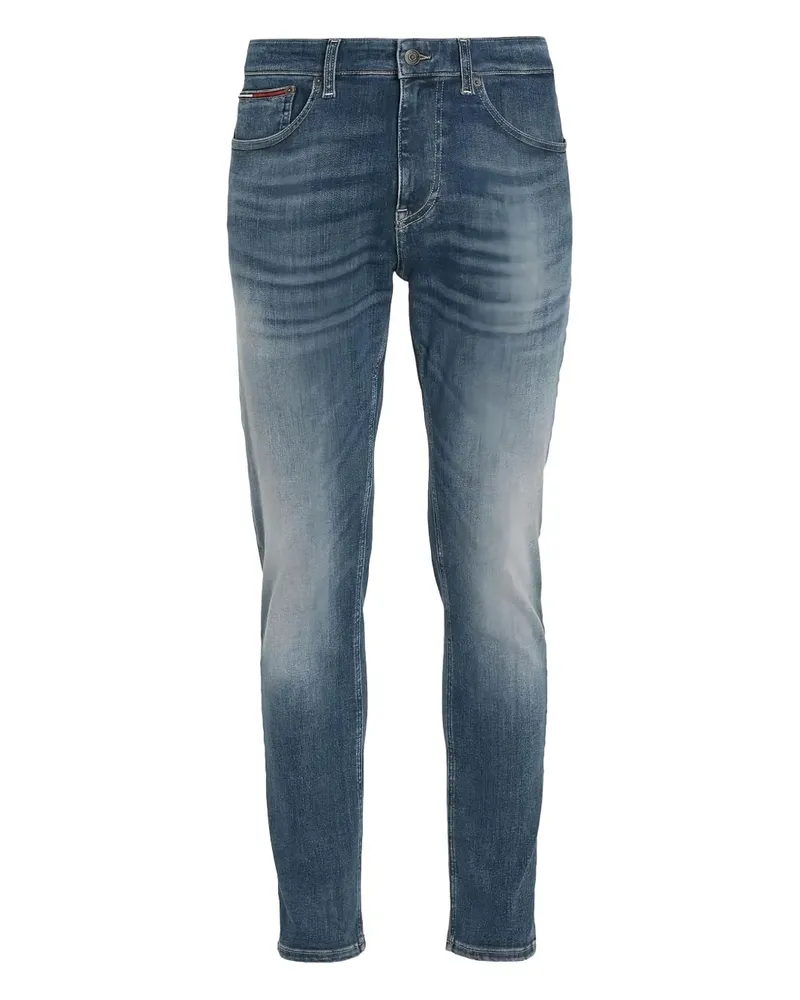 Tommy Hilfiger Ausgeblichene Jeans - Blau Blau