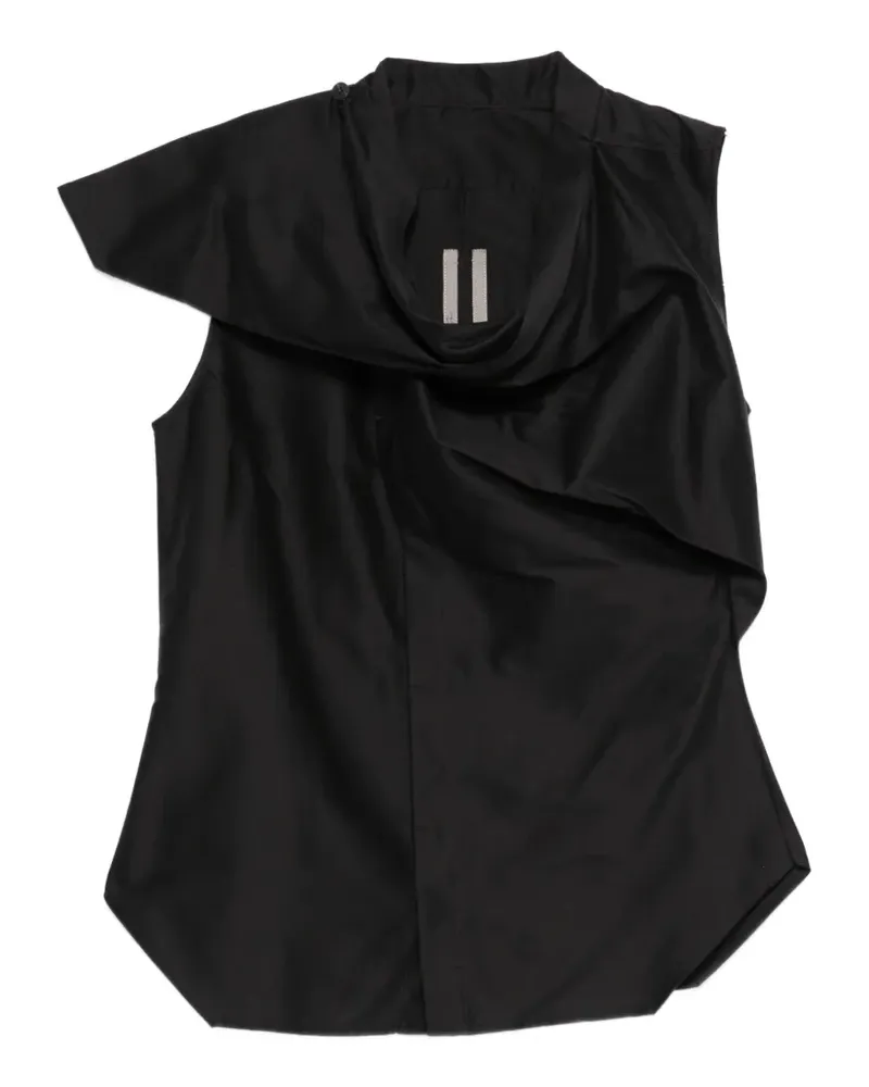 Rick Owens Ärmelloses Hemd - Schwarz Schwarz