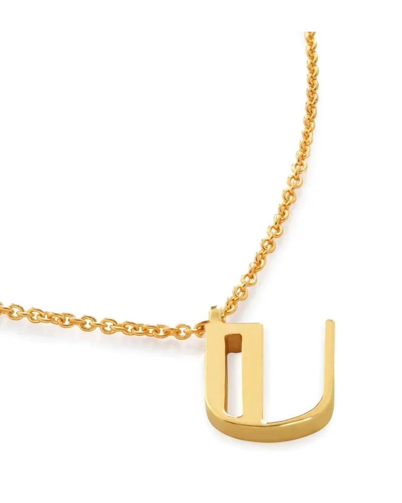 Monica Vinader U Halskette - Gold Gold