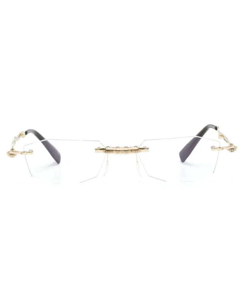 KUBORAUM Rahmenlose H40 Brille - Gold Gold