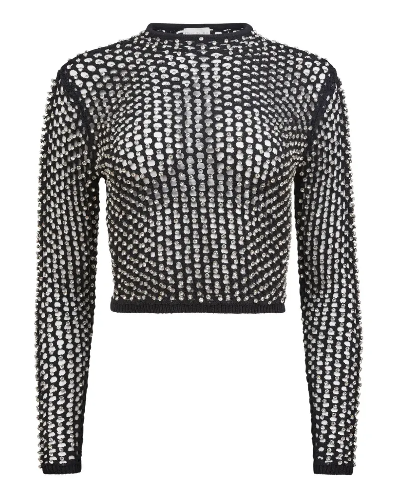 Fleur Du Mal Klassisches Langarmshirt - Schwarz Schwarz