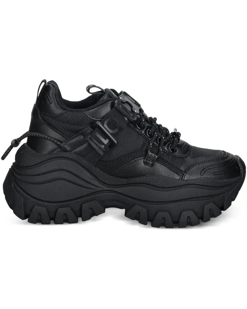 Buffalo Lola Sneakers mit Schnalle 80mm - Schwarz Schwarz