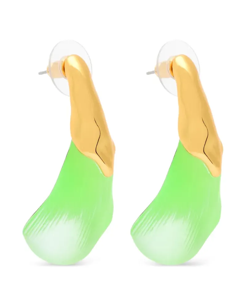 Alexis Bittar sculptural earrings - Gold Gold