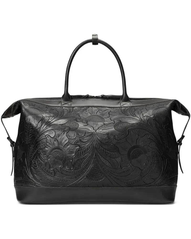 Ralph Lauren Große Nathaniel Tote Bag - Schwarz Schwarz