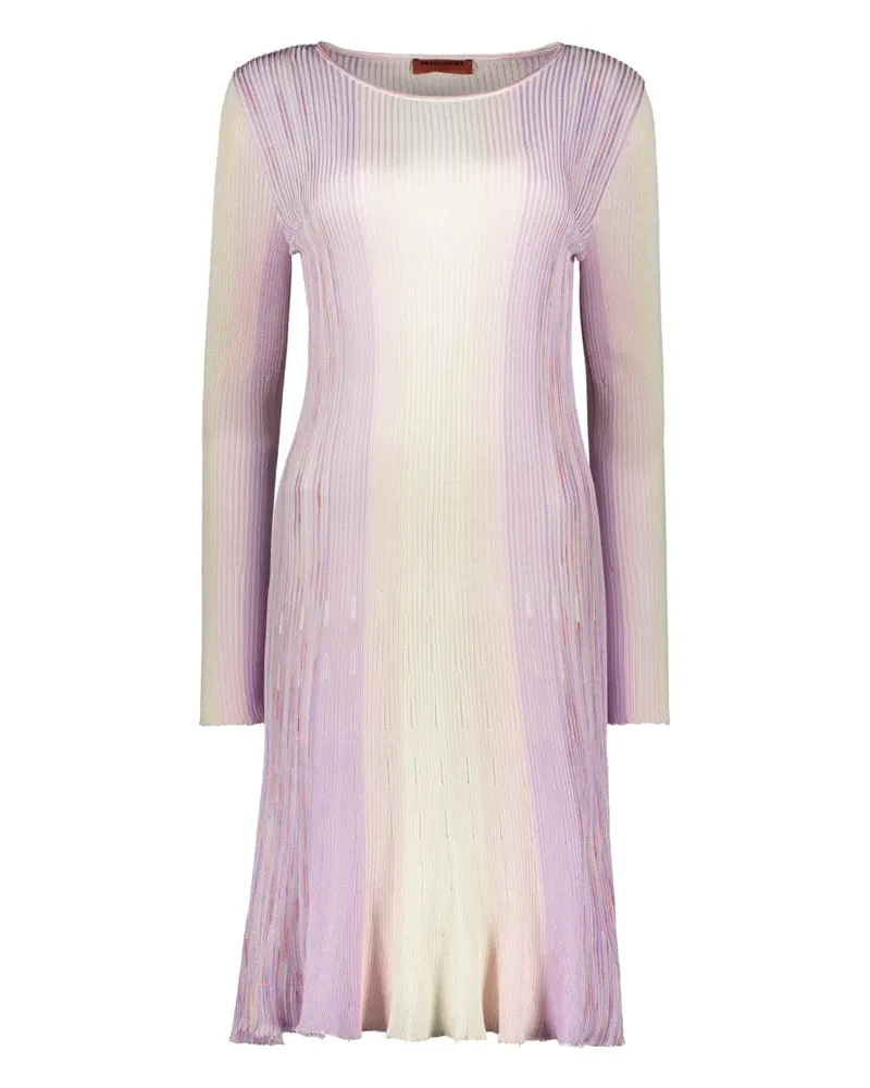 Missoni Geripptes Kleid - Violett Violett