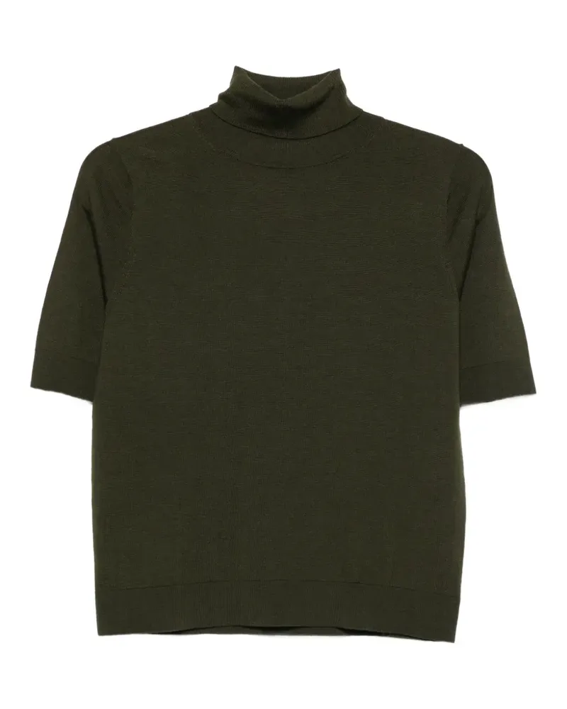 Hugenberg Kurzärmeliges Sweatshirt mit Rollkragen - Grün Grün