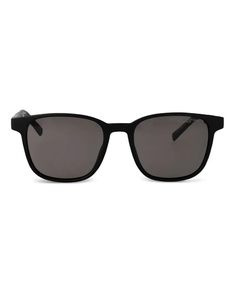 Tommy Hilfiger Sonnenbrille mit eckigem Gestell - Schwarz Schwarz