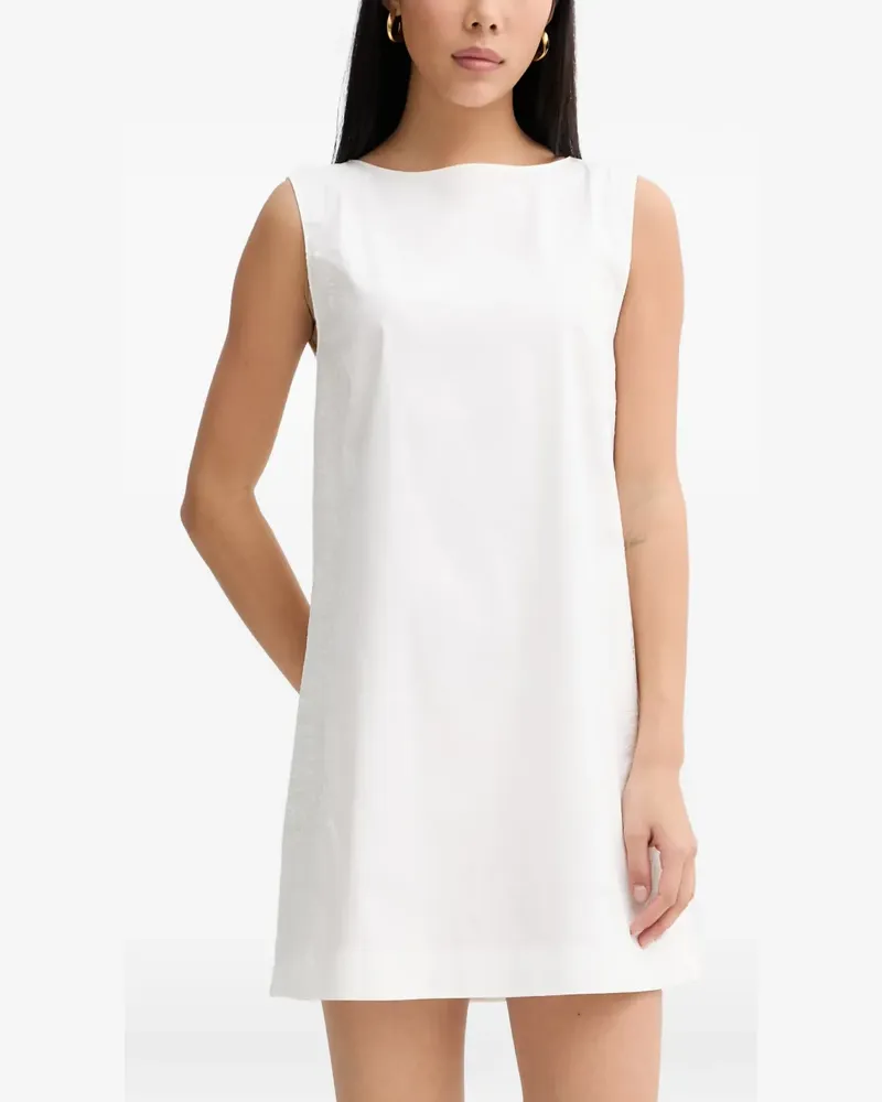 Blumarine lace-panel sleeveless mini dress - Weiß Weiß