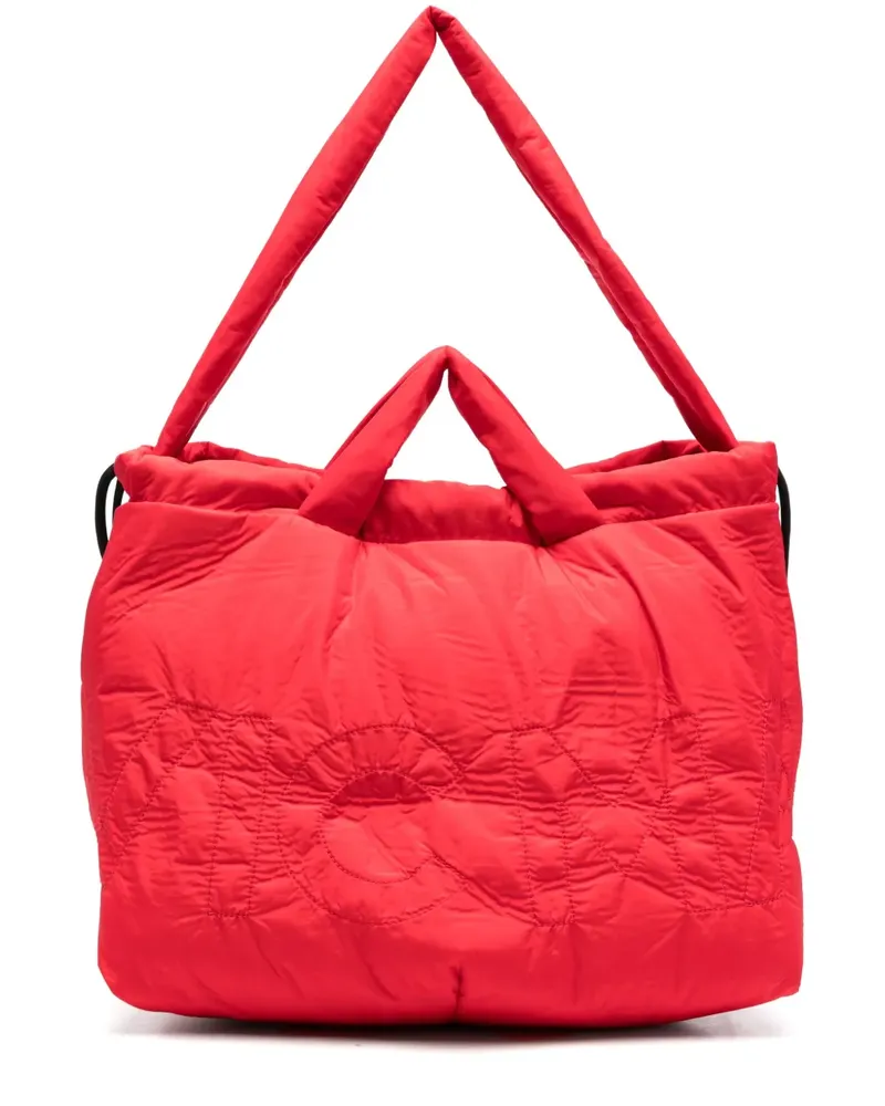 Vic Matié Tote Bag mit Logo-Stickerei - Rot Rot