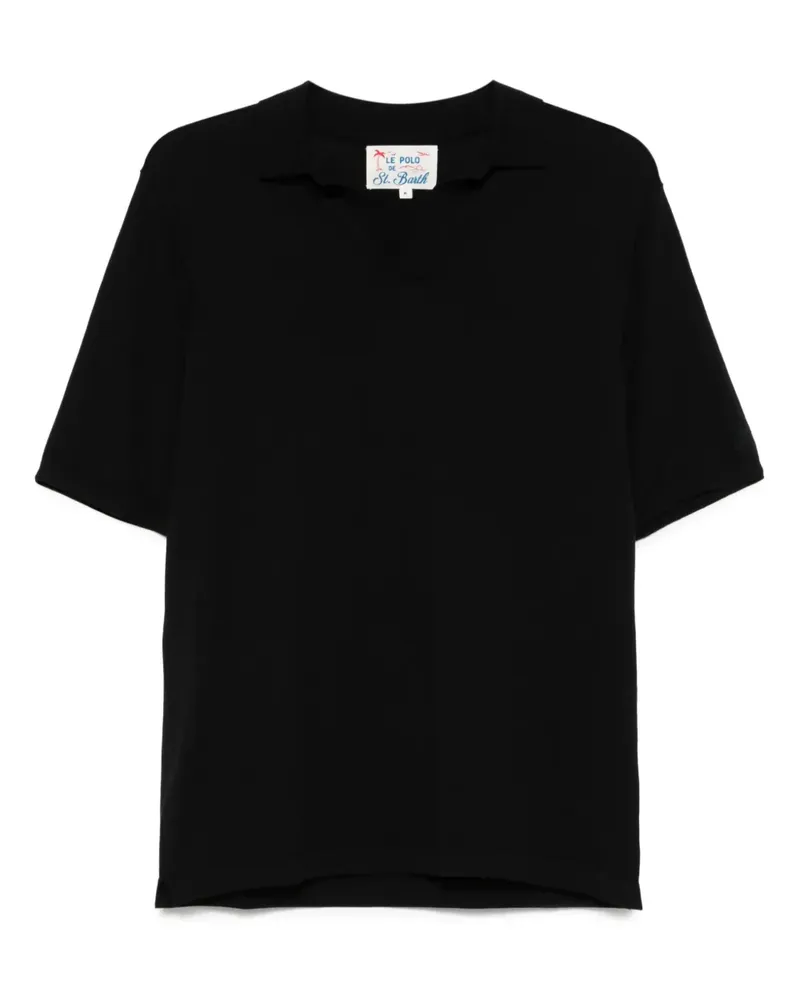 MC2 Saint Barth Klassisches Poloshirt - Schwarz Schwarz