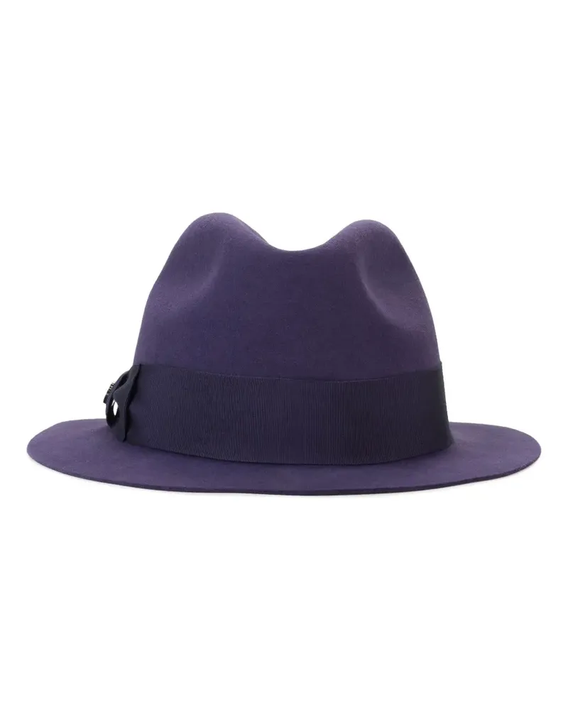 Loro Piana Fedora aus Kaschmirfilz - Violett Violett