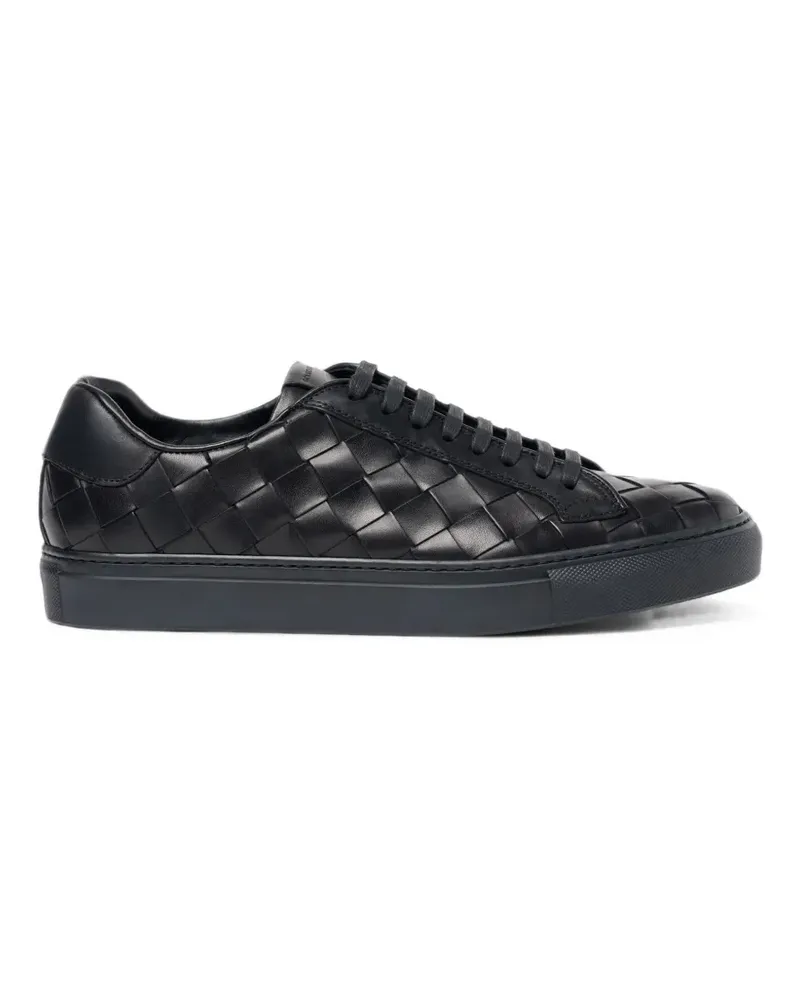 Scarosso Handgewebte Ugo Sneakers - Schwarz Schwarz