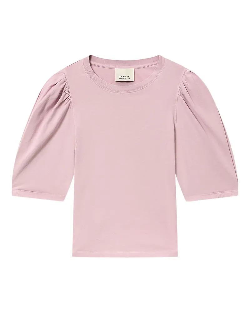 Isabel Marant Maelis T-Shirt mit Puffärmeln - Rosa Rosa