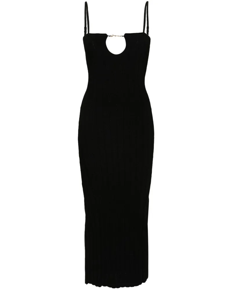 Jacquemus La Robe Sierra Strickkleid - Schwarz Schwarz