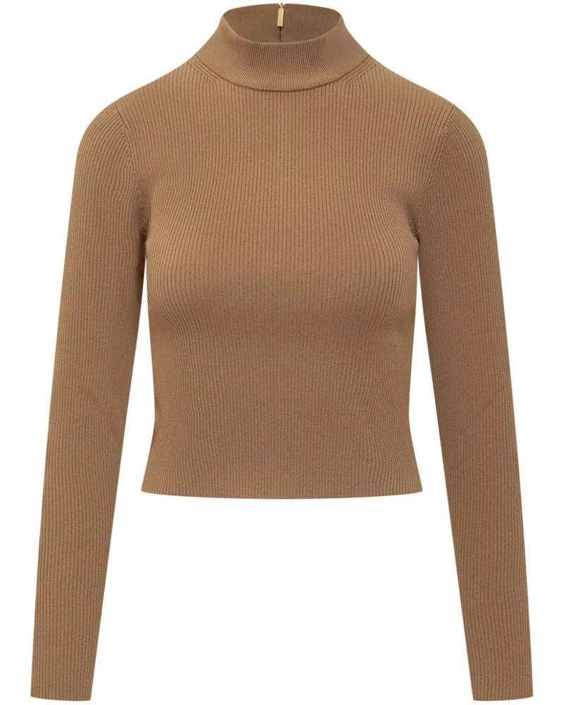 Michael Kors Pullover mit Stehkragen - Nude Nude