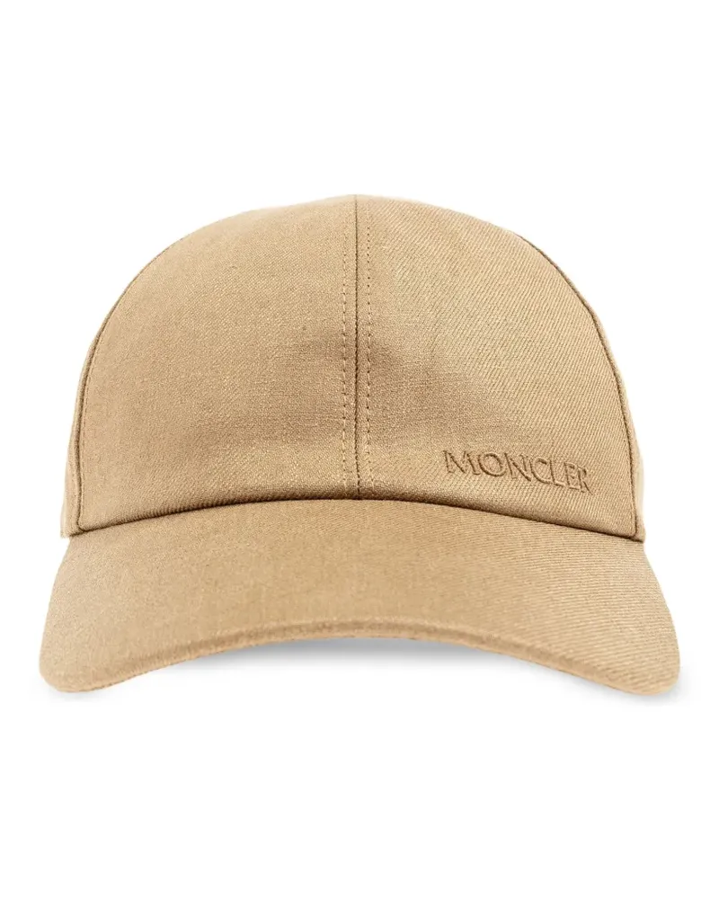 Moncler Baseballkappe aus Leinengemisch - Nude Nude