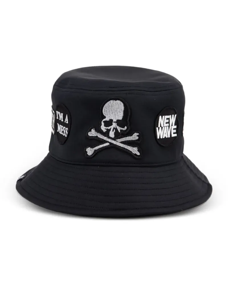 Mastermind Japan Fischerhut mit Patch - Schwarz Schwarz
