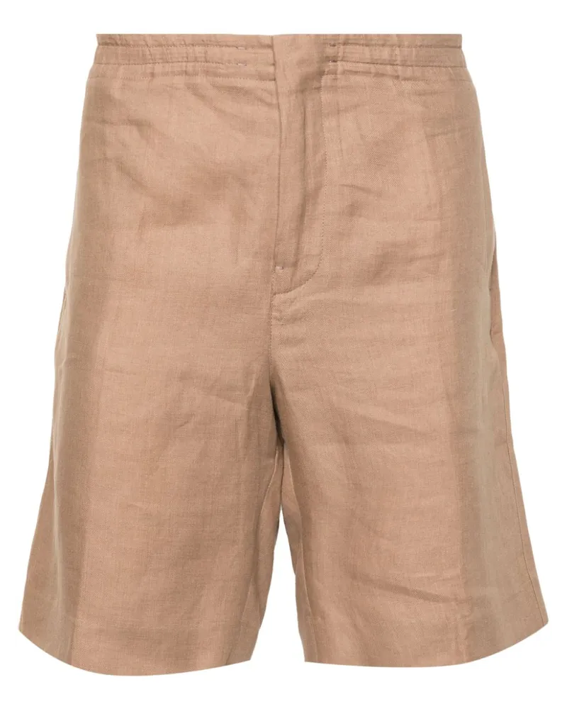 Ermenegildo Zegna Oasi Lino Leinenshorts - Braun Braun