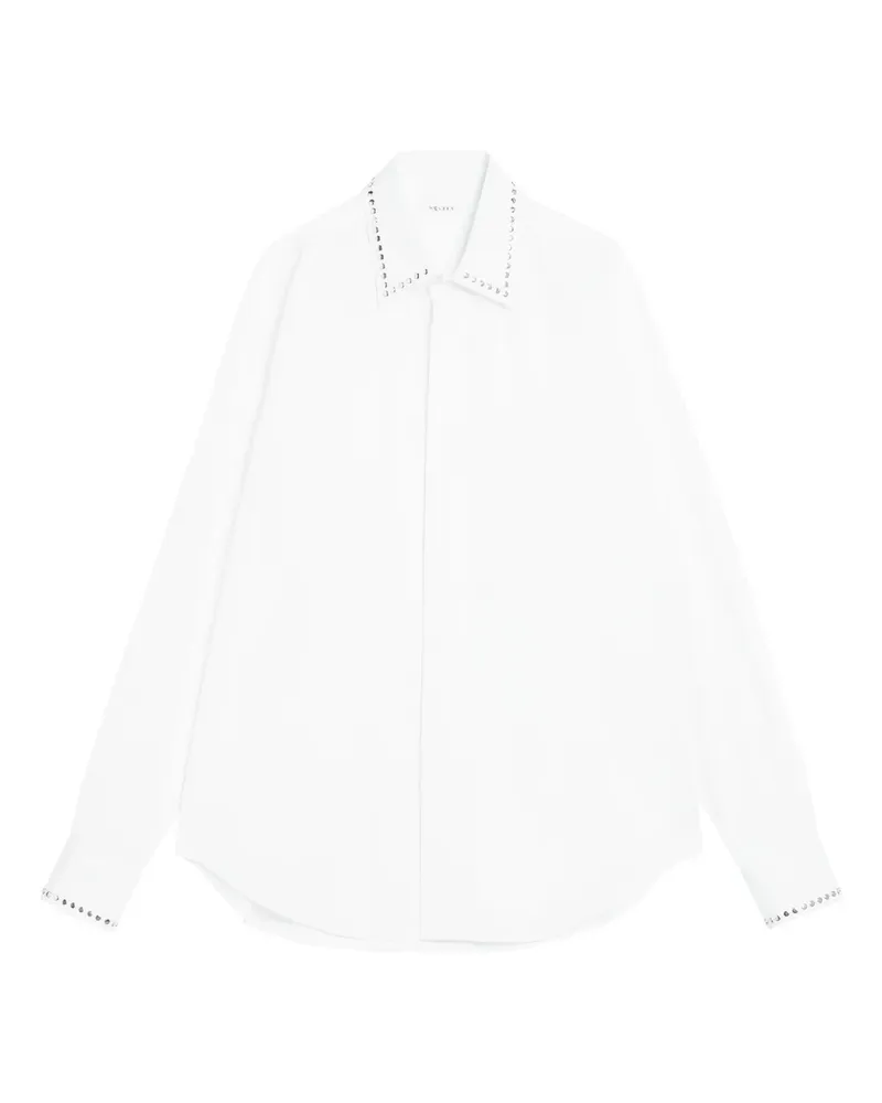 Alexander McQueen Hemd mit Nieten - Weiß Weiß