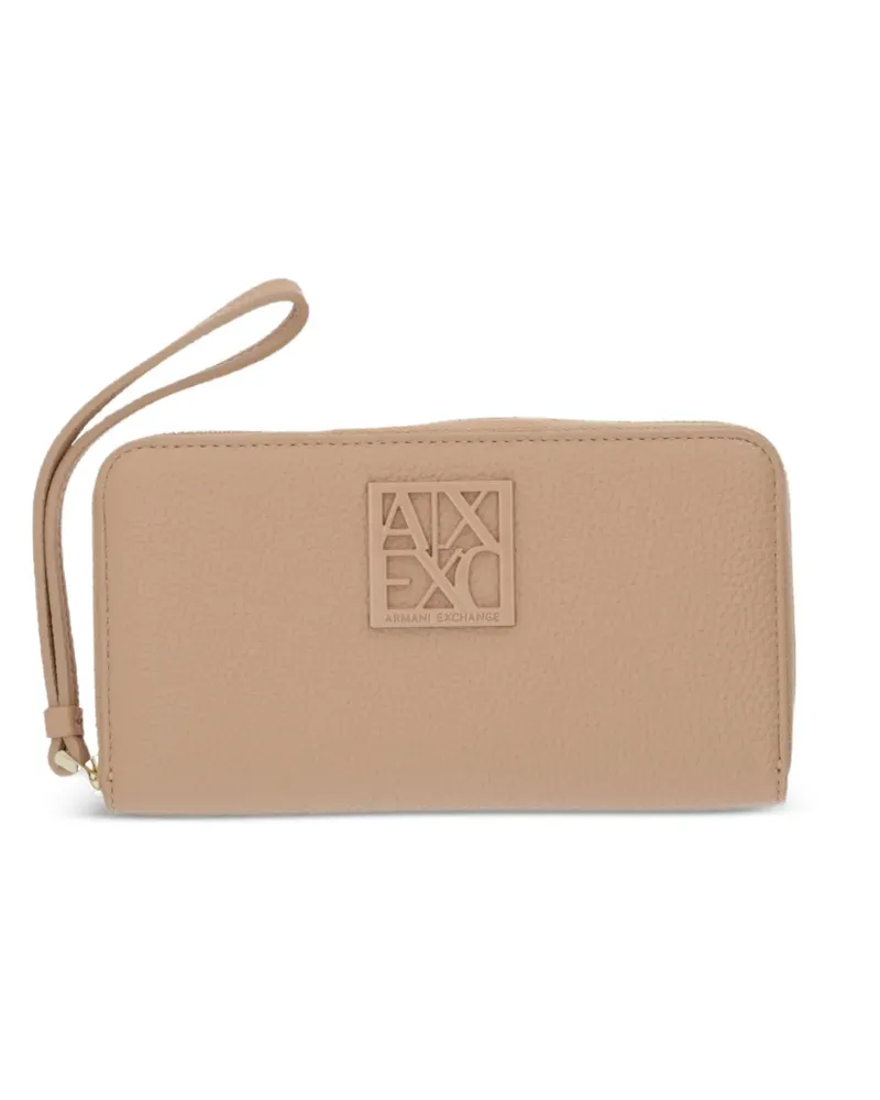 Armani Exchange Portemonnaie mit Logo-Detail - Nude Nude