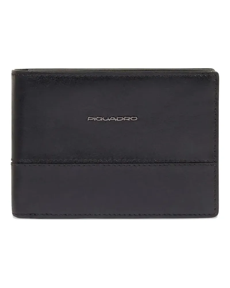 Piquadro panelled wallet - Schwarz Schwarz
