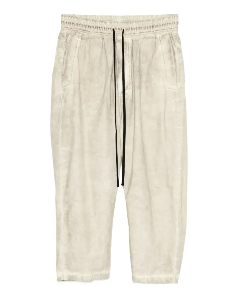 THOM KROM Cropped-Hose mit Kordelzug - Nude Nude