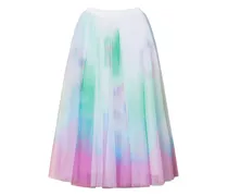 Tüllrock mit Spray-Effekt - Blau