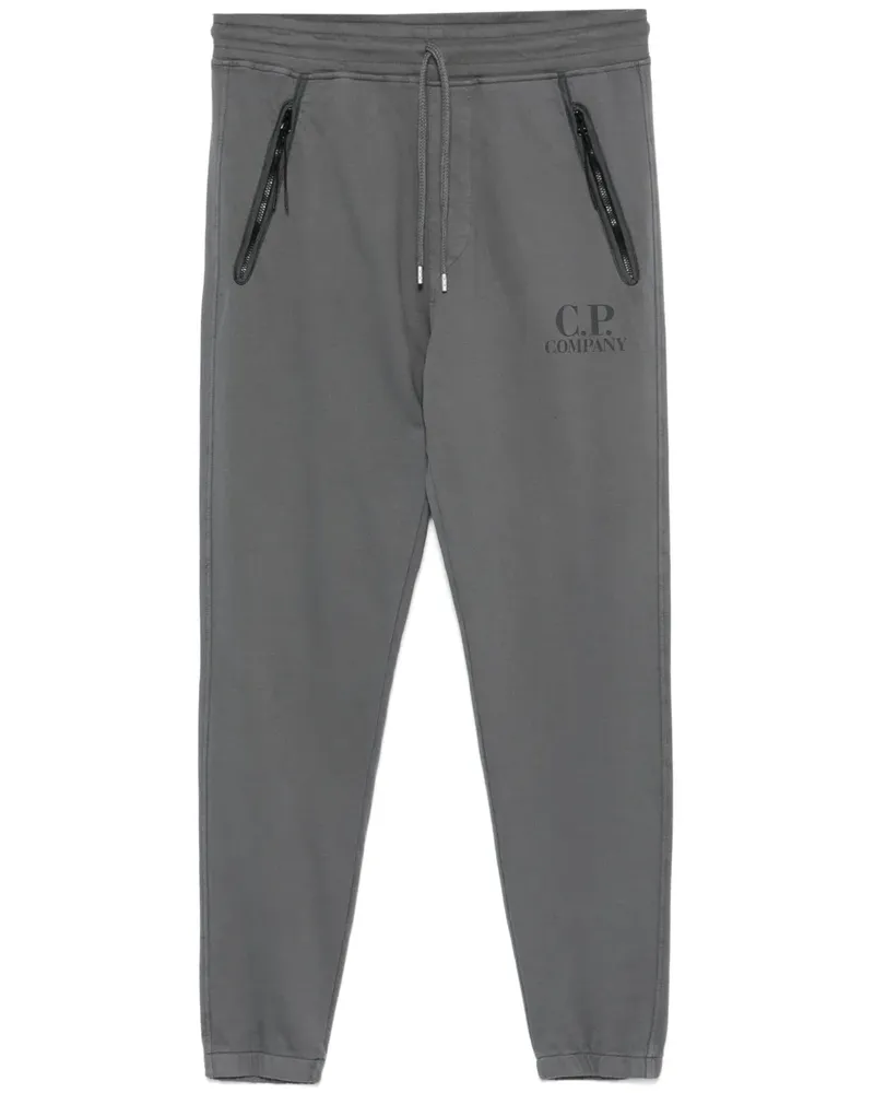 C.P. Company Jogginghose mit Logo-Print - Grau Grau